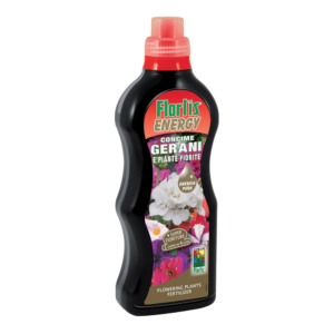 Най-хубавият тор Червена енергия за супер цвят на мушката и цъфтящи растения - Liquid fertilizer energy geraniums and flowering plants