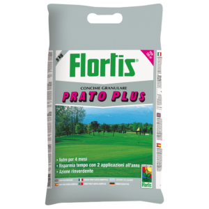 Специален тор с желязо за тъмно зелена трева без жълти петна - Granulated fertilizer lawn plus (Prato plus) 5 кг